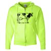 Unisex NuBlend® Full-Zip Hooded Sweatshirt Thumbnail