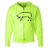 Unisex NuBlend® Full-Zip Hooded Sweatshirt Thumbnail
