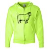 Unisex NuBlend® Full-Zip Hooded Sweatshirt Thumbnail