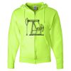 Unisex NuBlend® Full-Zip Hooded Sweatshirt Thumbnail