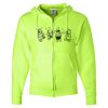 Unisex NuBlend® Full-Zip Hooded Sweatshirt Thumbnail