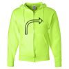 Unisex NuBlend® Full-Zip Hooded Sweatshirt Thumbnail
