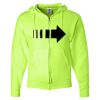 Unisex NuBlend® Full-Zip Hooded Sweatshirt Thumbnail