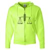 Unisex NuBlend® Full-Zip Hooded Sweatshirt Thumbnail