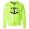 Unisex NuBlend® Full-Zip Hooded Sweatshirt Thumbnail