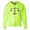 Unisex NuBlend® Full-Zip Hooded Sweatshirt Thumbnail