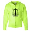 Unisex NuBlend® Full-Zip Hooded Sweatshirt Thumbnail
