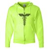 Unisex NuBlend® Full-Zip Hooded Sweatshirt Thumbnail
