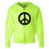 Unisex NuBlend® Full-Zip Hooded Sweatshirt Thumbnail