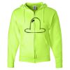 Unisex NuBlend® Full-Zip Hooded Sweatshirt Thumbnail