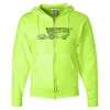 Unisex NuBlend® Full-Zip Hooded Sweatshirt Thumbnail