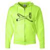 Unisex NuBlend® Full-Zip Hooded Sweatshirt Thumbnail