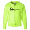Unisex NuBlend® Full-Zip Hooded Sweatshirt Thumbnail