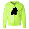 Unisex NuBlend® Full-Zip Hooded Sweatshirt Thumbnail