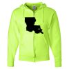 Unisex NuBlend® Full-Zip Hooded Sweatshirt Thumbnail