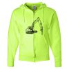 Unisex NuBlend® Full-Zip Hooded Sweatshirt Thumbnail