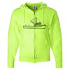 Unisex NuBlend® Full-Zip Hooded Sweatshirt Thumbnail