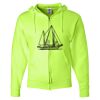 Unisex NuBlend® Full-Zip Hooded Sweatshirt Thumbnail