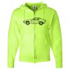 Unisex NuBlend® Full-Zip Hooded Sweatshirt Thumbnail