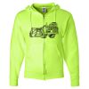 Unisex NuBlend® Full-Zip Hooded Sweatshirt Thumbnail