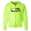 Unisex NuBlend® Full-Zip Hooded Sweatshirt Thumbnail