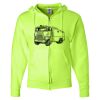Unisex NuBlend® Full-Zip Hooded Sweatshirt Thumbnail