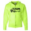 Unisex NuBlend® Full-Zip Hooded Sweatshirt Thumbnail