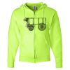 Unisex NuBlend® Full-Zip Hooded Sweatshirt Thumbnail
