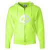 Unisex NuBlend® Full-Zip Hooded Sweatshirt Thumbnail