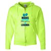 Unisex NuBlend® Full-Zip Hooded Sweatshirt Thumbnail