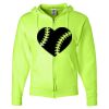 Unisex NuBlend® Full-Zip Hooded Sweatshirt Thumbnail