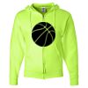 Unisex NuBlend® Full-Zip Hooded Sweatshirt Thumbnail