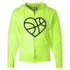 Unisex NuBlend® Full-Zip Hooded Sweatshirt Thumbnail