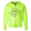 Unisex NuBlend® Full-Zip Hooded Sweatshirt Thumbnail
