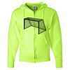Unisex NuBlend® Full-Zip Hooded Sweatshirt Thumbnail