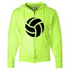 Unisex NuBlend® Full-Zip Hooded Sweatshirt Thumbnail