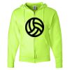 Unisex NuBlend® Full-Zip Hooded Sweatshirt Thumbnail