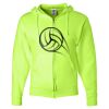 Unisex NuBlend® Full-Zip Hooded Sweatshirt Thumbnail