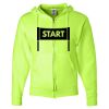 Unisex NuBlend® Full-Zip Hooded Sweatshirt Thumbnail