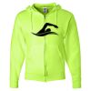 Unisex NuBlend® Full-Zip Hooded Sweatshirt Thumbnail
