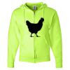 Unisex NuBlend® Full-Zip Hooded Sweatshirt Thumbnail