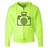 Unisex NuBlend® Full-Zip Hooded Sweatshirt Thumbnail