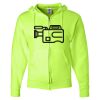 Unisex NuBlend® Full-Zip Hooded Sweatshirt Thumbnail