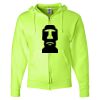 Unisex NuBlend® Full-Zip Hooded Sweatshirt Thumbnail