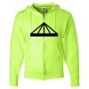 Unisex NuBlend® Full-Zip Hooded Sweatshirt Thumbnail
