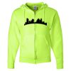 Unisex NuBlend® Full-Zip Hooded Sweatshirt Thumbnail