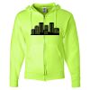 Unisex NuBlend® Full-Zip Hooded Sweatshirt Thumbnail