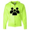 Unisex NuBlend® Full-Zip Hooded Sweatshirt Thumbnail