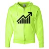 Unisex NuBlend® Full-Zip Hooded Sweatshirt Thumbnail