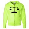 Unisex NuBlend® Full-Zip Hooded Sweatshirt Thumbnail